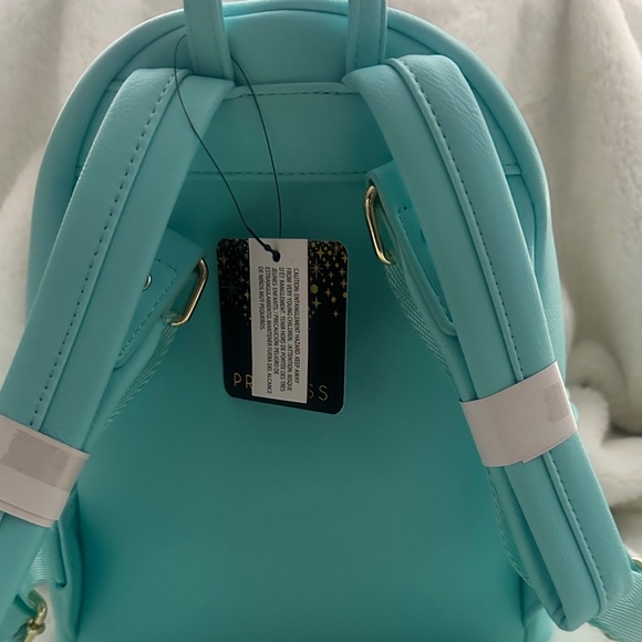 Disney Loungefly Ariel The Little Mermaid Mini Backpack with Cardholder - Picture 3 of 9